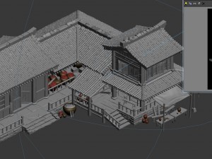 city building - wine stores 03 Model 3D