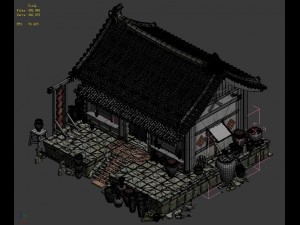 city building - wine stores 05 Model 3D