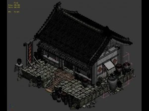 city building - wine stores 05 3D Model