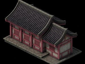 city building - small house 044 3D Model