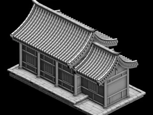 city building - small house 044 3D Model