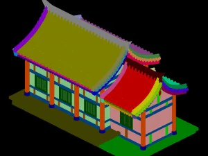 city building - small house 044 3D Model