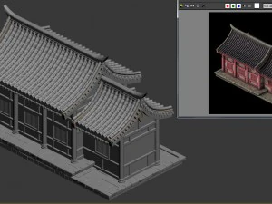 city building - small house 044 3D Model