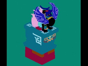 gate guardian beast - statue 3D Модель