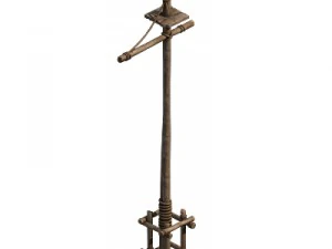 edifici antichi - negozi che pubblicizzano aerei Modello 3D