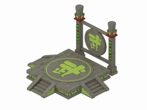 ghost town - contest station 3D Model
