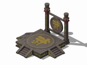 ghost town - contest station 3D Model