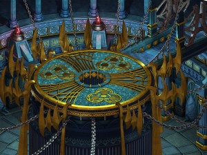 luxury gold center altar 3D Model