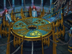 luxury gold center altar 3D Model