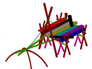 river side - fishing device 01 3D Model