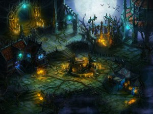 dark forest - terrain 01 3Dモデル