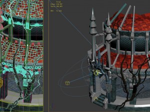 dark forest - house 02 Model 3D