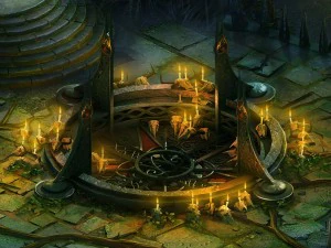 어두운 숲 - 제단 3D 모델