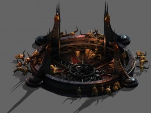 dark forest - altar Model 3D