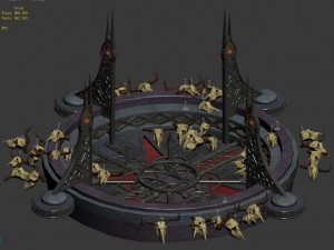 dark forest - altar Model 3D
