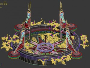 dark forest - altar Model 3D