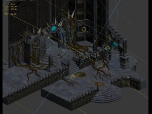 dark forest - church door 3D Model