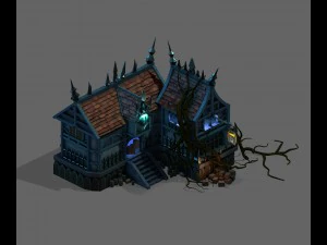 dark forest - pub 3D Model