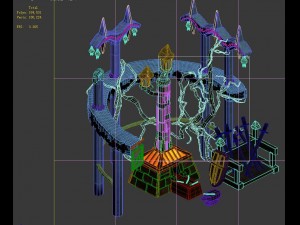 dark forest - blacksmith shop 01 Model 3D
