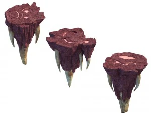 flame cave - channel terrace 3D Model