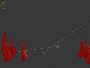 flaming cave - five teeth 3D Модель