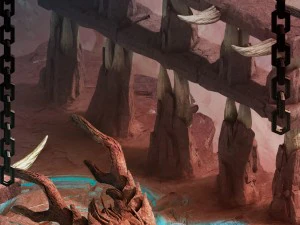 flaming cave - dental pillar 3D Model