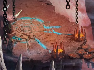flaming cave - left mountain 3D मॉडल