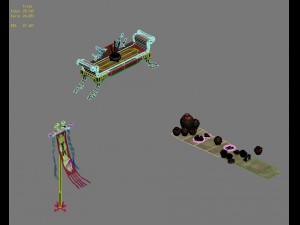 furniture - altar table 3D Model