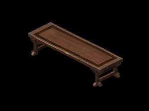 furniture - desk 3D Model