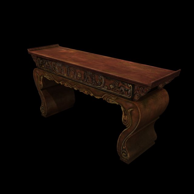 furniture - table 02 Model 3D .c4d .max .obj .3ds .fbx .stl .blend 