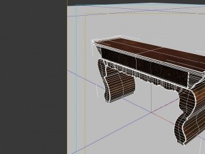 furniture - table 02 Model 3D