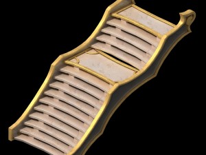 building decoration accessories - stairs 03 3D Model