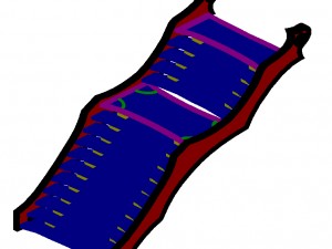 building decoration accessories - stairs 03 3D Model