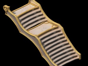 building decoration accessories - stairs 03 3D Model