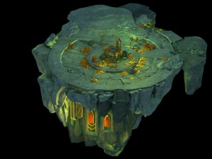 dragon lair - terrain 01 Model 3D