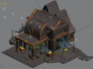 dragon lair - house 02 3D Model