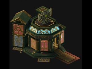 dragon lair - gorgeous house vip 3D Model