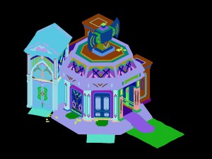dragon lair - gorgeous house vip 3D Model
