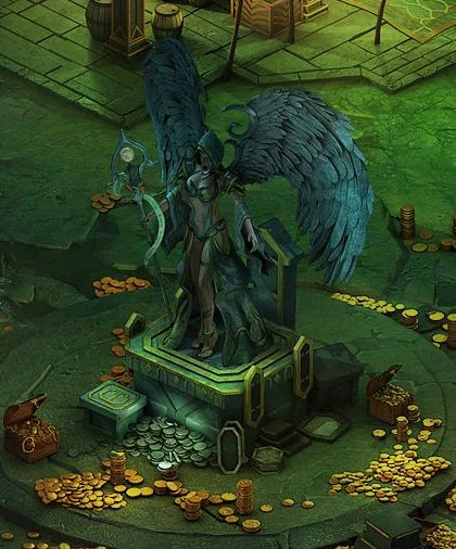dragon lair - war goddess curse 3D Model .c4d .max .obj .3ds .fbx .stl .blend 