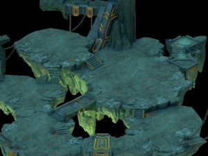 dragon lair - the surrounding terrain 3D Модель