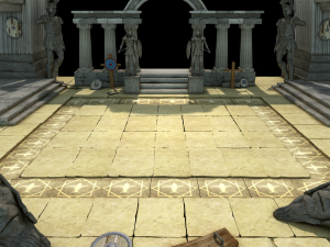 roma heroes - heroes training square 3D 模型