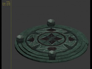 nibelungen - altar of the altar Model 3D