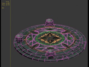 nibelungen - altar of the altar Model 3D