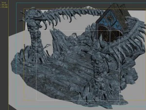 nibelungen - skeleton of the spine 3D Model