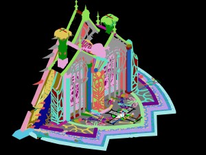 nibelonggen - broken house - vip Model 3D