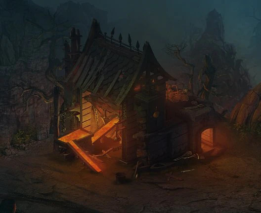nibelungen - blacksmith shop 3D Model .c4d .max .obj .3ds .fbx .stl .blend