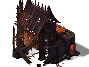 nibelungen - blacksmith shop Modello 3D