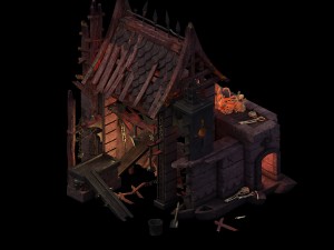 nibelungen - blacksmith shop Modello 3D