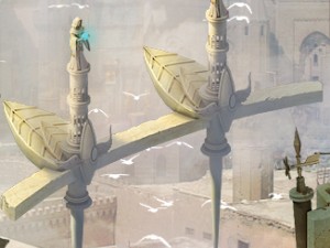 god of the country - floating platform 3D Model