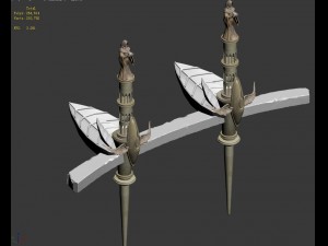 god of the country - floating platform 3Dモデル